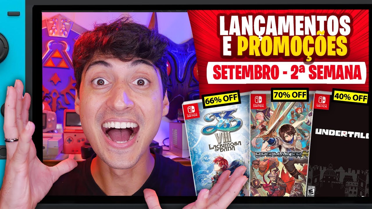 Nintendo Switch será lançado no Brasil dia 18 de setembro