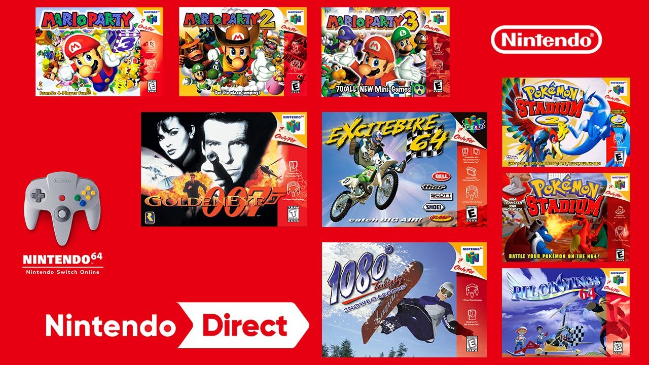 Nintendo anuncia novas adições para expansão de Nintendo 64