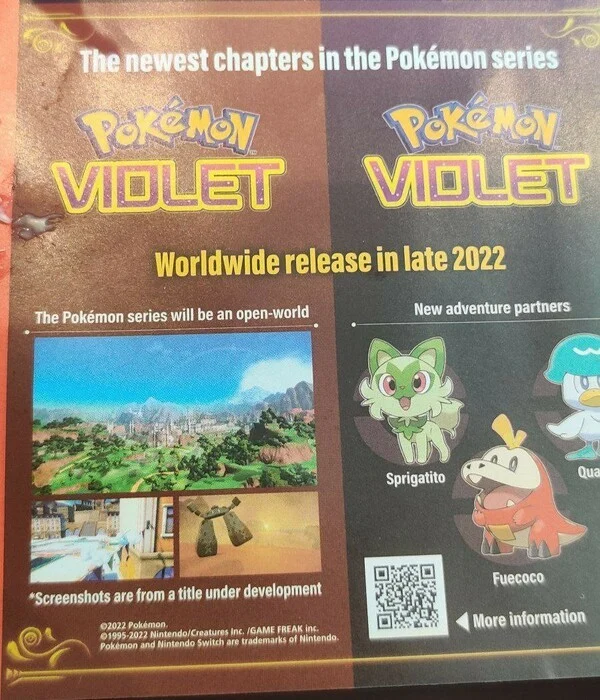 Mc Donald's "anuncia" Pokémon Violet & Violet
