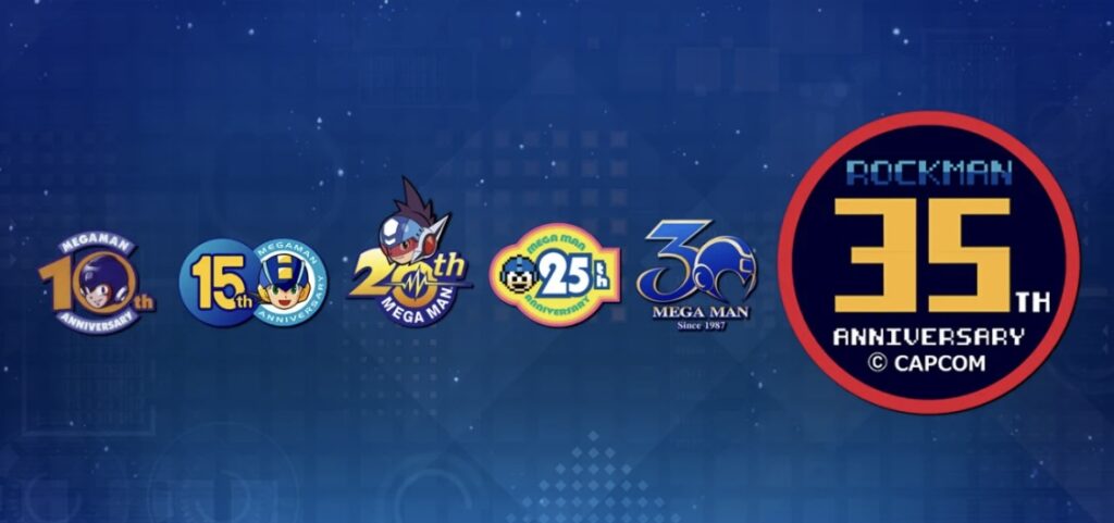 Capcom começa a celebração do 35º aniversário do Mega Man revelando o logotipo da data comemorativa