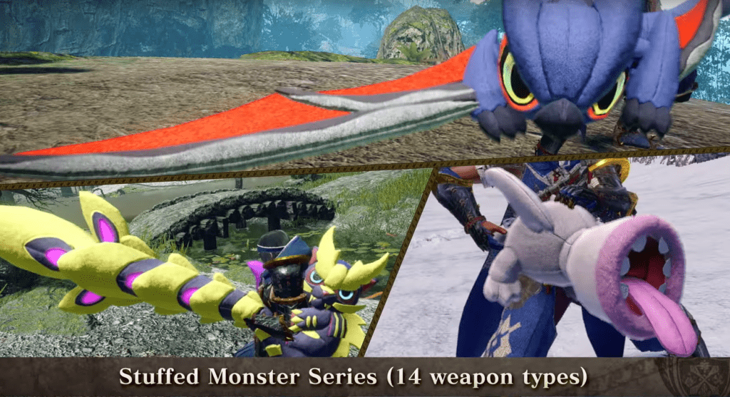 Monster Hunter Rise: Sunbreak - Stuffed weapons