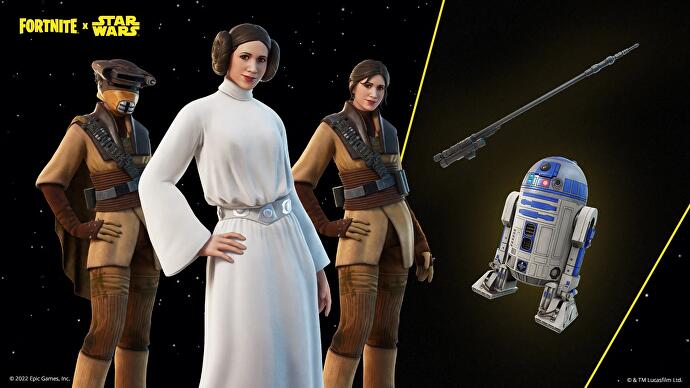 Fortnite: a mais recente colaboração com Star Wars adiciona Luke Skywalker, Leia e Han Solo