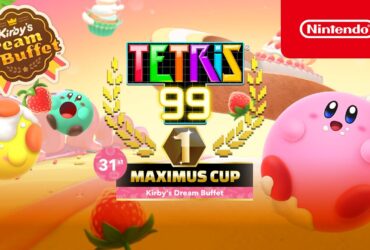 Tetris 99 terá evento inspirado em Kirby's Dream Buffet
