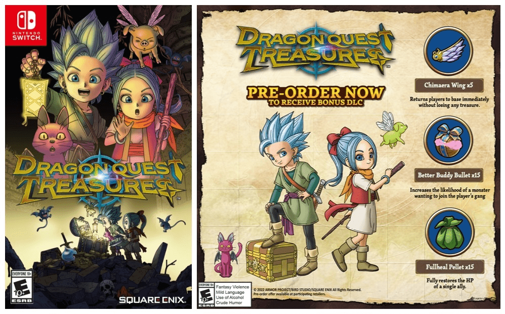 Dragon Quest Treasures já está disponível para pré-venda