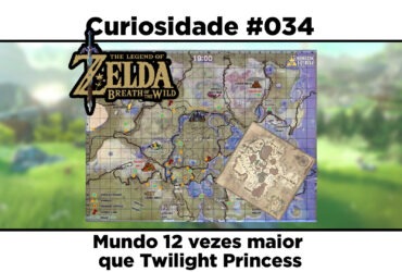 Curiosidades de The Legend of Zelda: Breath of the Wild: #034 - Mundo 12 vezes maior que Twilight Princess