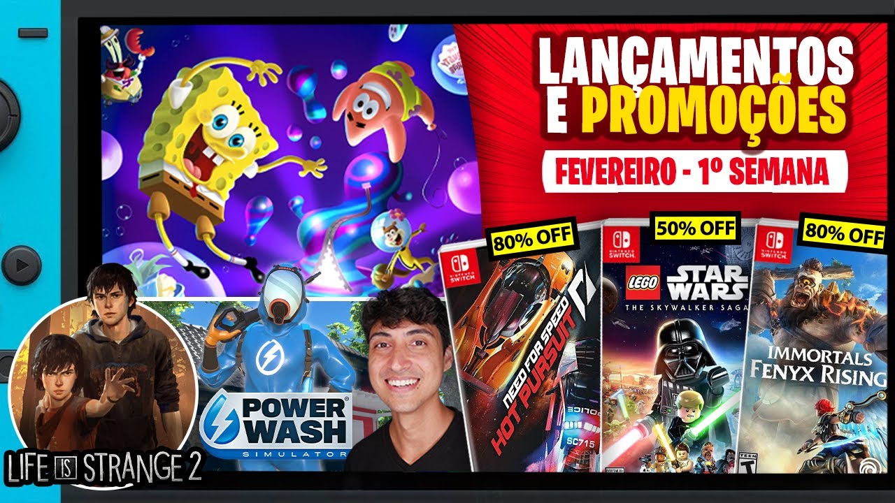 Lançamentos para Nintendo Switch de 30 de janeiro a 5 de fevereiro