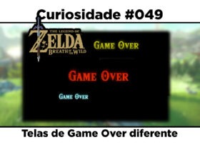 Curiosidades de The Legend of Zelda: Breath of the Wild: #049 - Telas de Game Over diferente