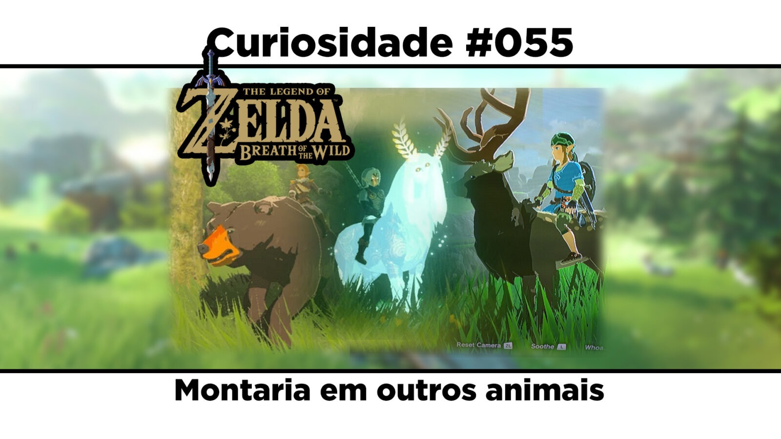 Curiosidades de The Legend of Zelda: Breath of the Wild: #055 - Montaria em outros animais