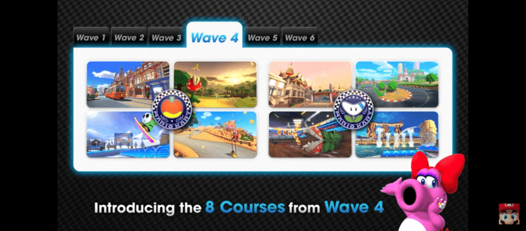 Quarta onda do Booster Course Pass chega ao Mario Kart 8 neste mês