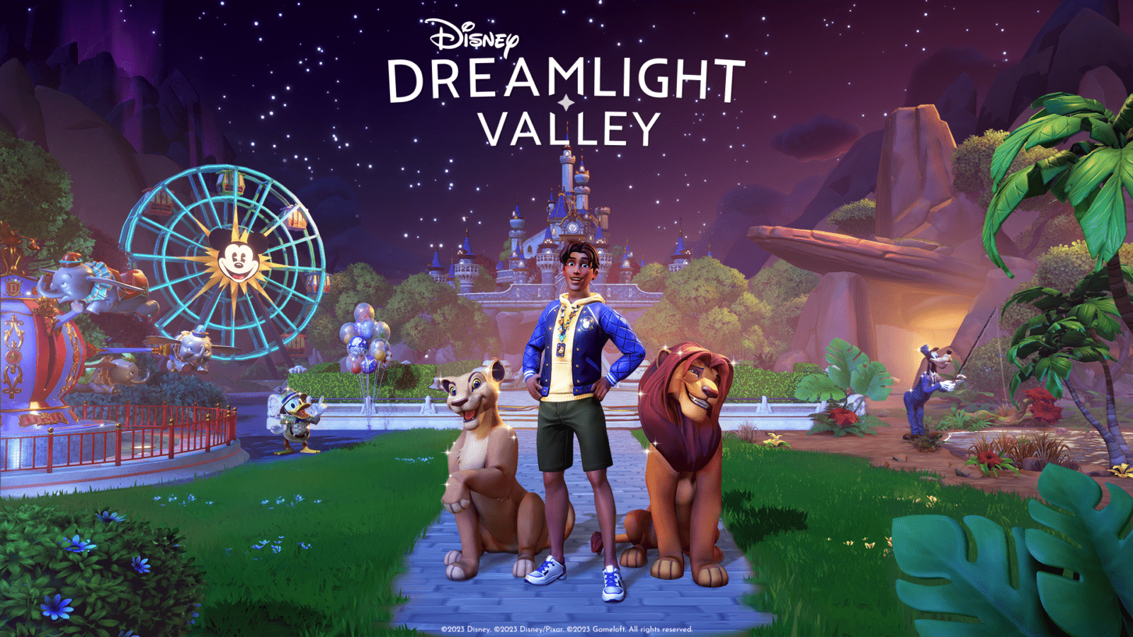 Abrace o estilo de vida Hakuna Matata com Simba e Nala em Disney Dreamlight Valley na atualização "Pride of the Valley"