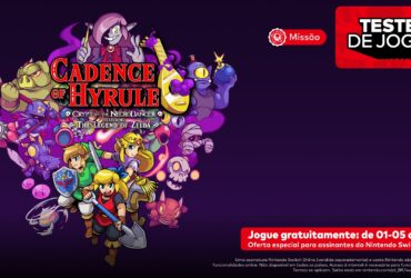 Cadence of Hyrule: Crypt of the NecroDancer estará disponível para assinantes do Nintendo Switch Online