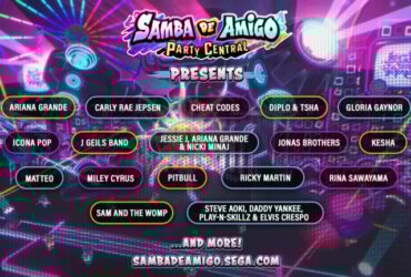 SEGA divulga parte das músicas que virão em Samba de Amigo: Party Central em seu lançamento
