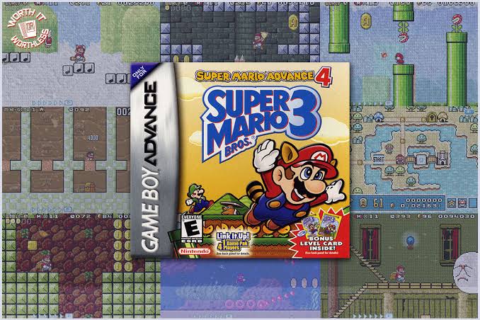 Novo em folha Super Mario Bros 3 Gameboy Adv.