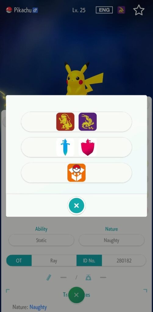 Pokémon HOME - Celular - Compatibilidade do pokemon