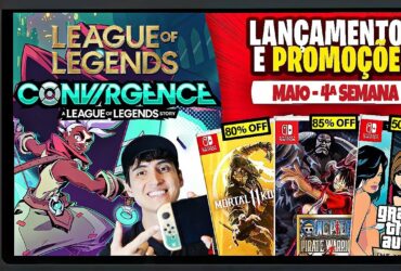 Lançamentos para Nintendo Switch de 22 a 28 de maio