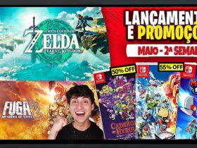 Lançamentos para Nintendo Switch de 8 a 14 de maio