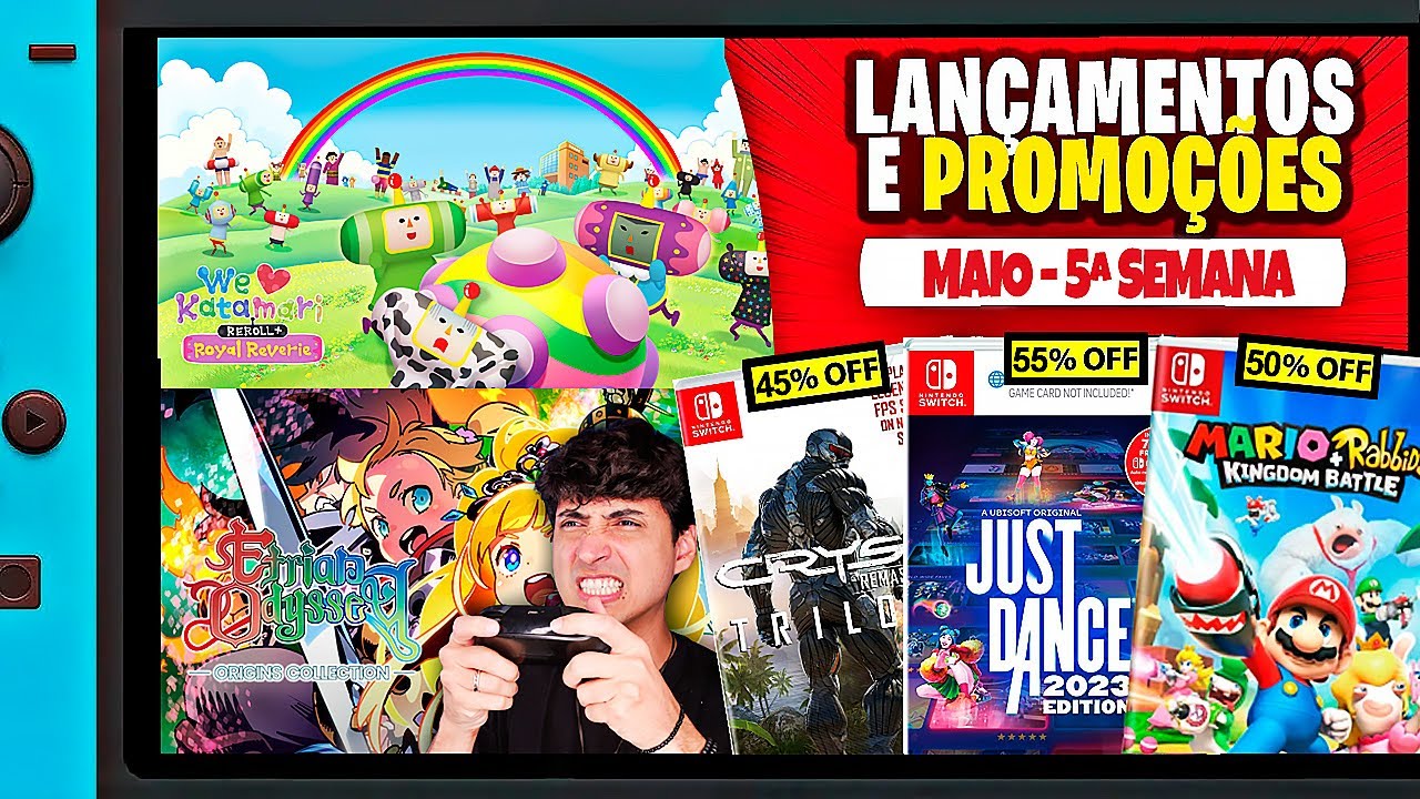 Lançamentos para Nintendo Switch de 29 de maio a 4 de junho