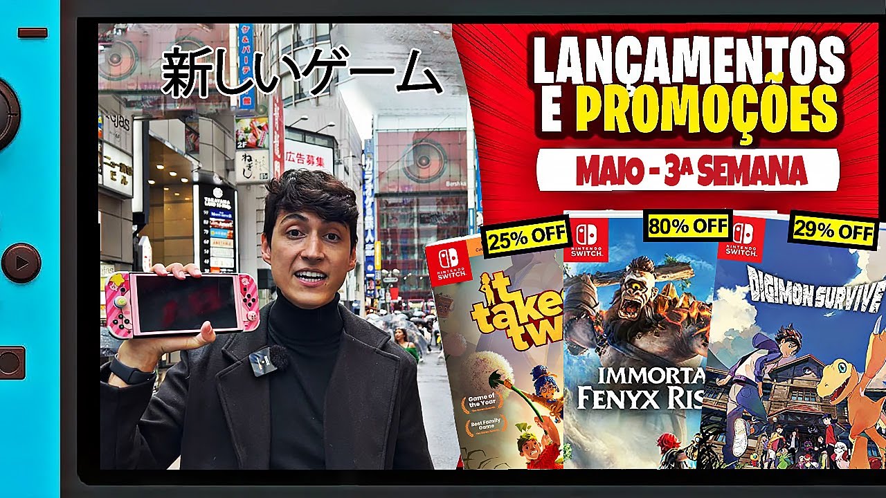 CORRE! Nintendo Switch ao MENOR PREÇO até hoje e jogos!!