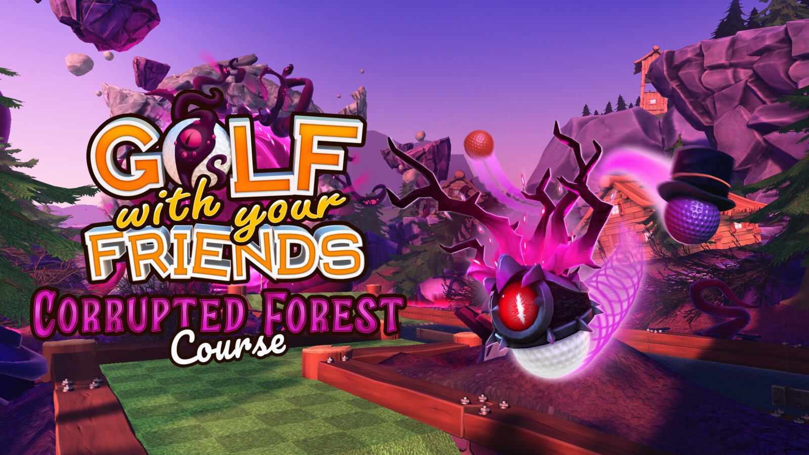 Golf With Your Friends: DLC The Corrupted Forest já está disponível na Nintendo eShop