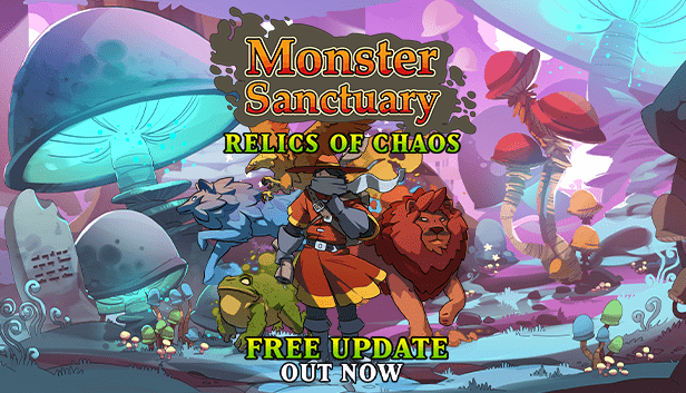 Monster Sanctuary: Nova atualização gratuita, "Relics of Chaos", chega ao jogo
