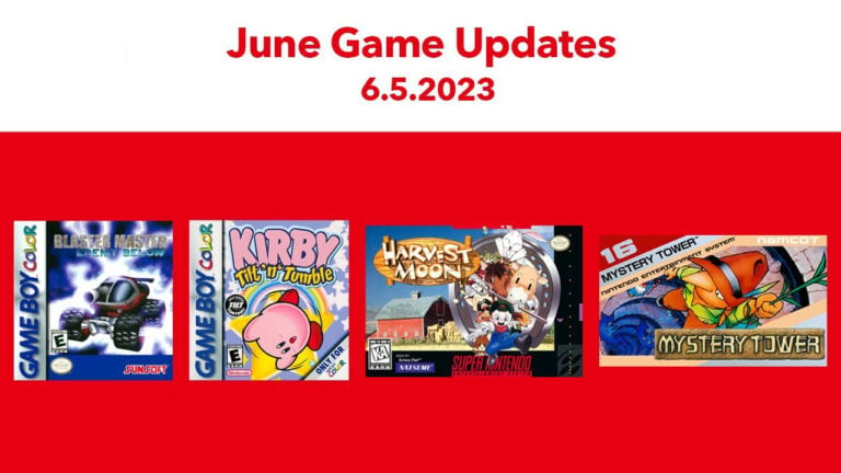 Updates de junho ao serviço Nintendo Switch Online foram revelados