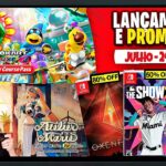 Lançamentos para Nintendo Switch de 10 a 16 de julho