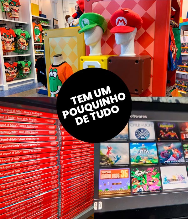 'Ofertas Nintendo' oferece descontos e preços acessíveis a jogos e acessórios