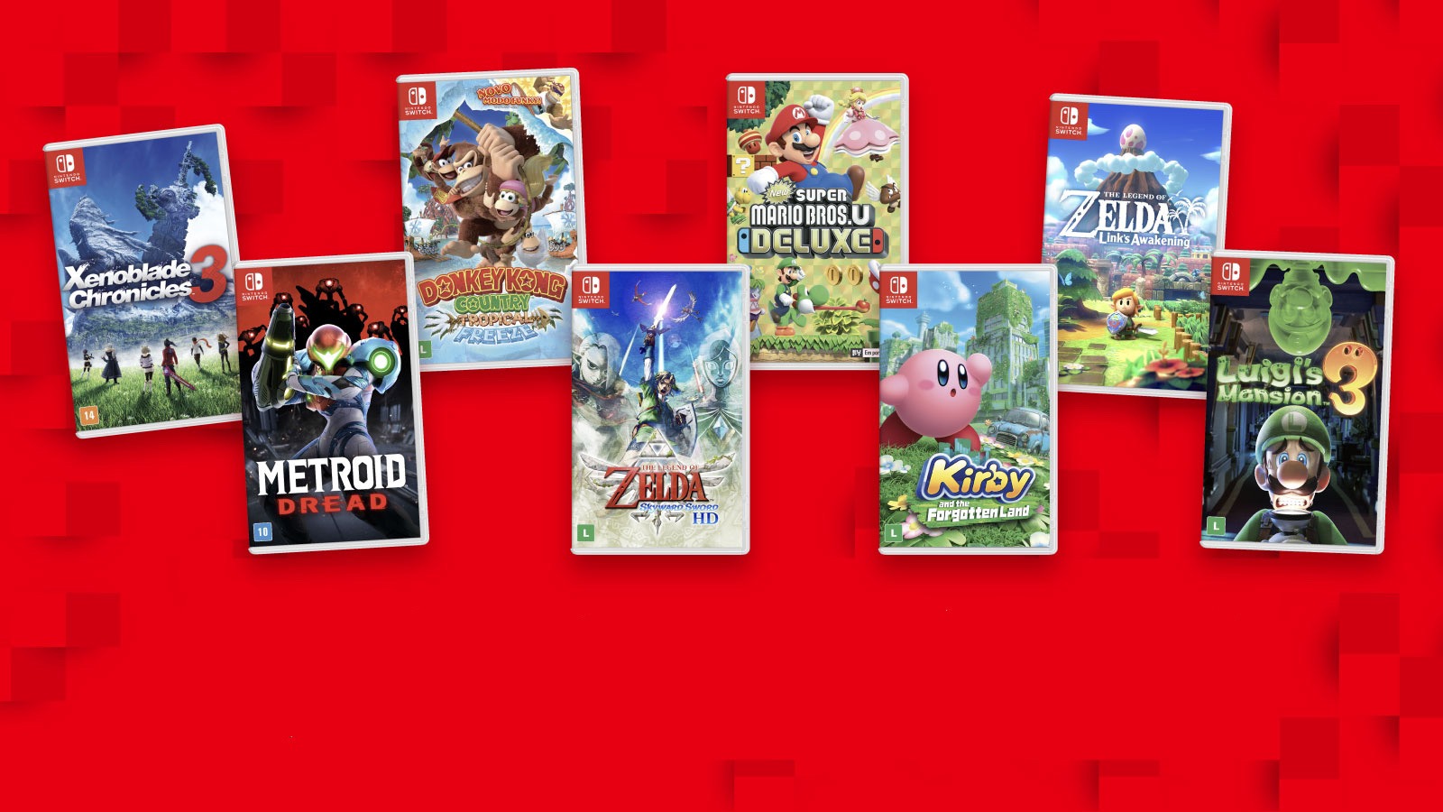 Jogos Nintendo Switch Mídia Física Lacrados Lista 2 - FFSTOREGAMES -  Videogames - Colina de Laranjeiras, Serra 1254791162