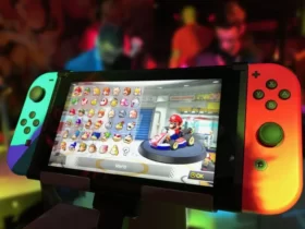 Marco Legal dos Jogos - Nintendo Switch com Mario Kart 8 Deluxe