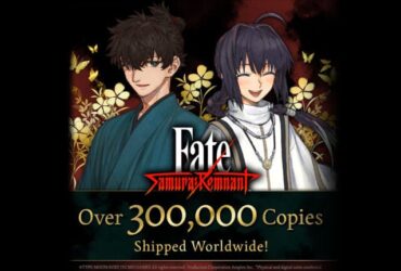 Fate/Samurai Remnant ultrapassou as 300 mil cópias vendidas ao redor do mundo