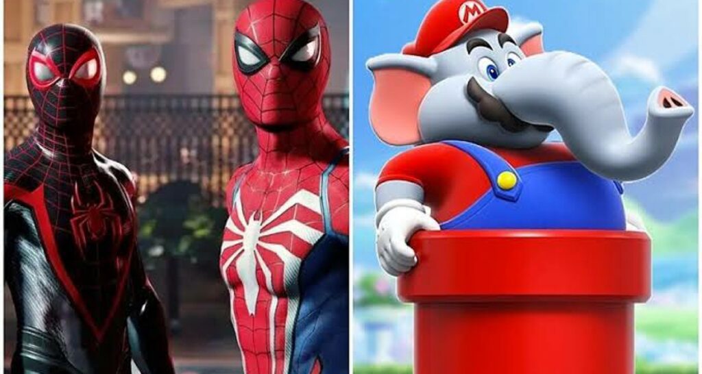 Spider-Man 2 e Super Mario Wonder são destaques nos lançamentos da semana