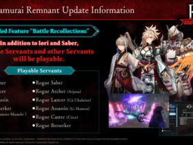 Fate/Samurai Remnant recebe novos recursos através da atualização 1.03