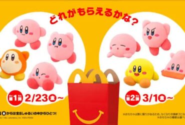 Nintendo e McDonald's - Parceria trará brinquedos do Kirby no Japão