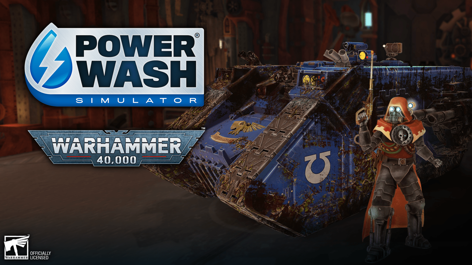 PowerWash Simulator Warhammer 40,000 Speicial Pack ganha data de lançamento para Nintendo Switch