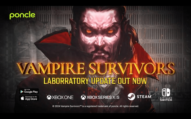 Vampire Survivors recebe atualização surpresa: Laborratory