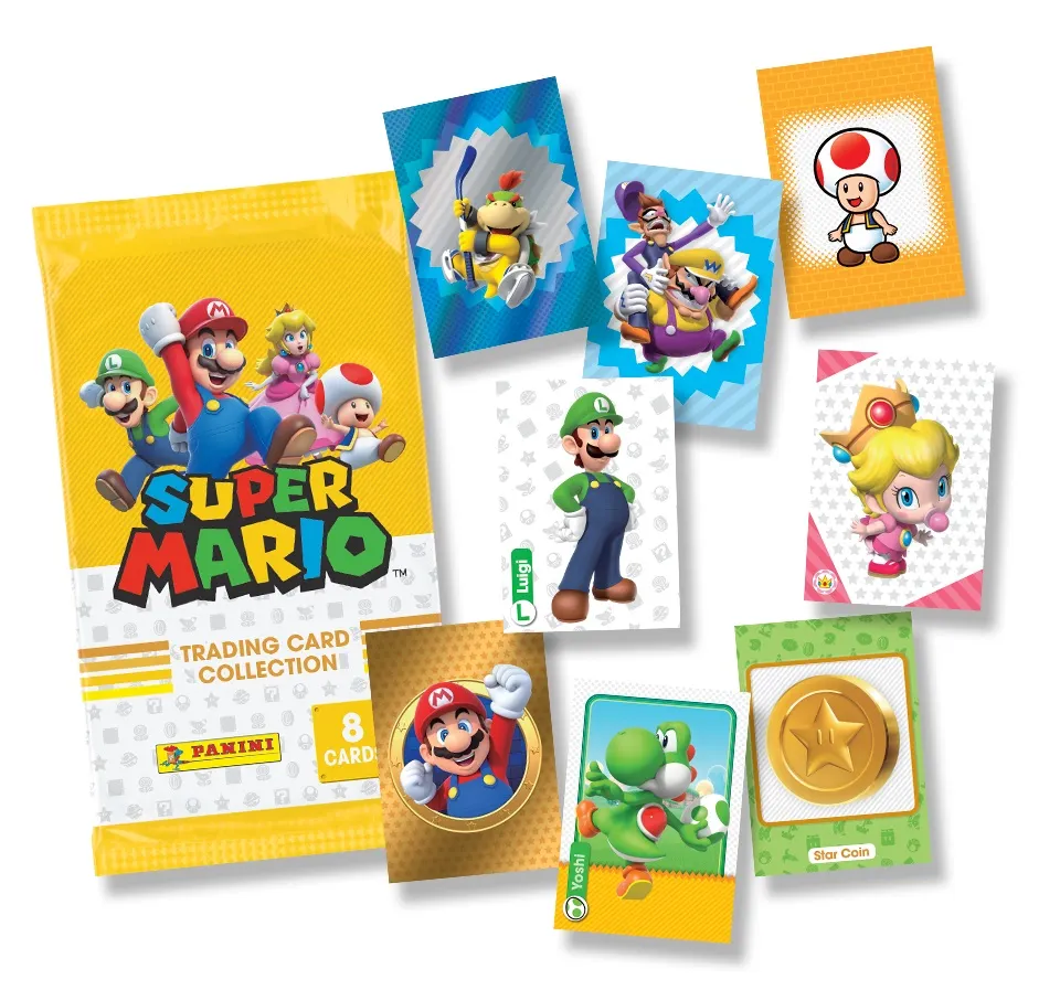Panini divulga mais detalhes dos Cards de Super Mario e inicia venda no site