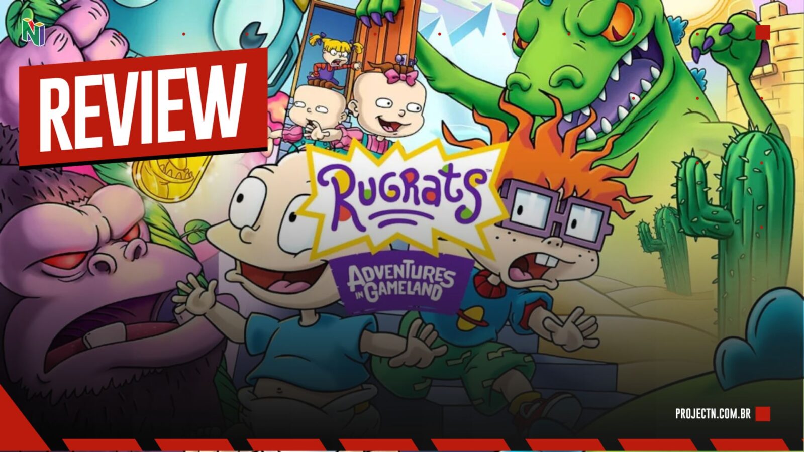 Rugrats: Adventures in Gameland é uma interessante forma de praticar a nostalgia