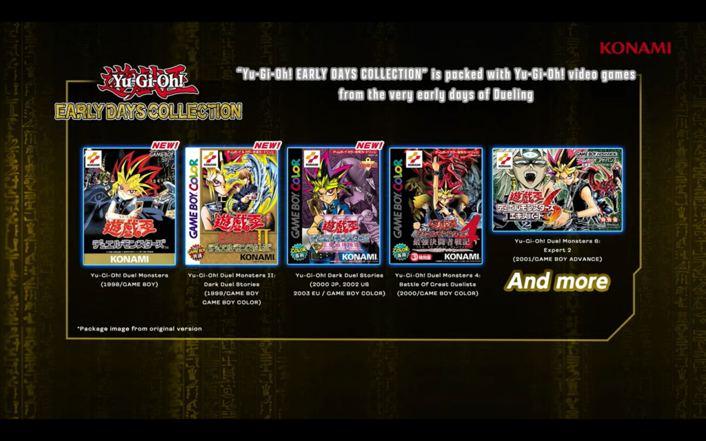 Konami anuncia novas adições a Yu-Gi-Oh! Early Days Collection