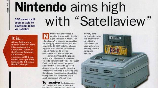 Matéria em revista: Nintendo Satellaview