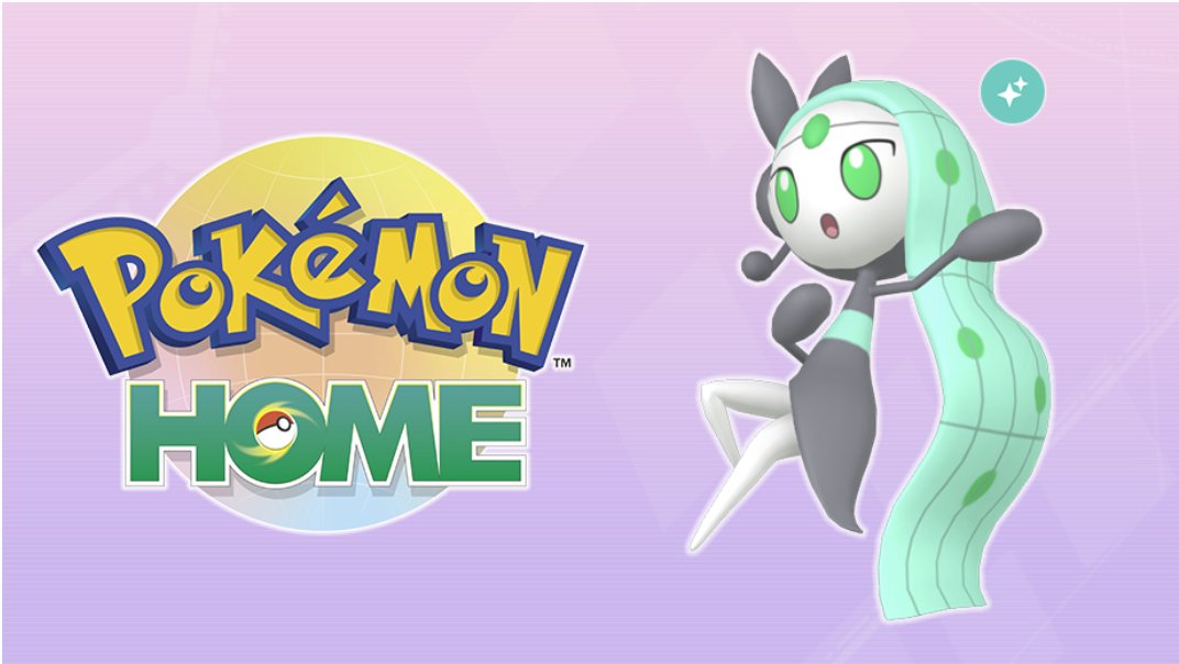 Pokémon HOME irá distribuir Shiny Meloetta