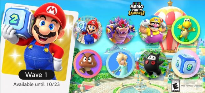 Ícones de Super Mario Party Jamboree são adicionados no Nintendo Switch Online