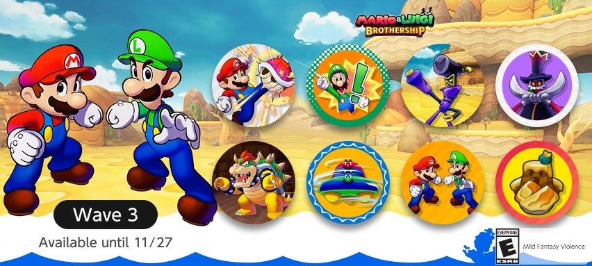 Novos ícones de Mario & Luigi: Brothership são disponibilizados para o Switch Online