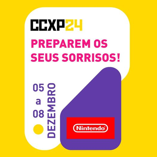 Nintendo anuncia participação na CCXP-24; Confira os detalhes