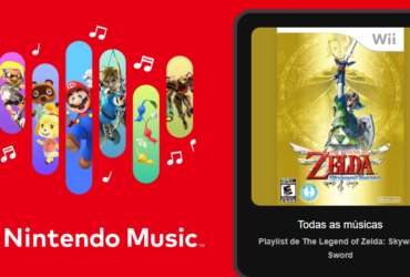 Trilha de The Legend of Zelda: Skyward Sword chega ao Nintendo Music