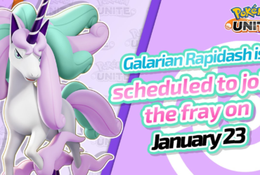 Galarian Rapidash é anunciado para o Pokémon Unite