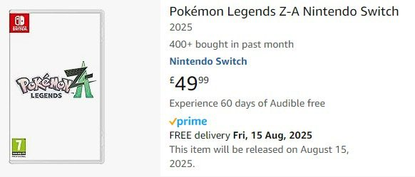 [Rumor] Data de lançamento de Pokémon Legends: Z-A pode ter sido revelada