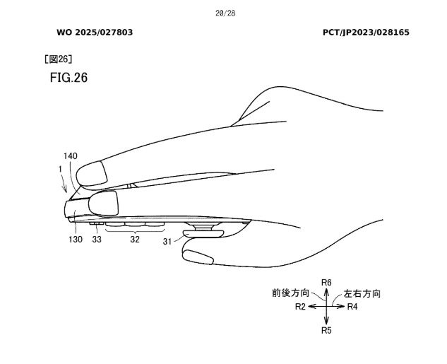 Patente vazada mostra que Joycon de Switch 2 poderá ter funcionalidade de mouse