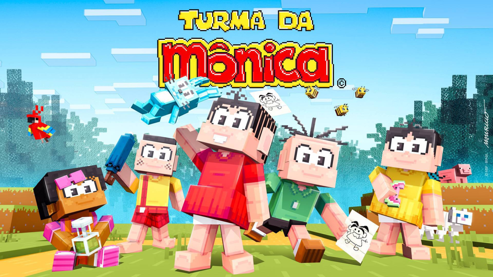 Turma da Mônica chega em Minecraft!