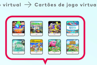 Nintendo anuncia o Cartão Virtual de Jogos, sistema que permite compartilhamento dos games