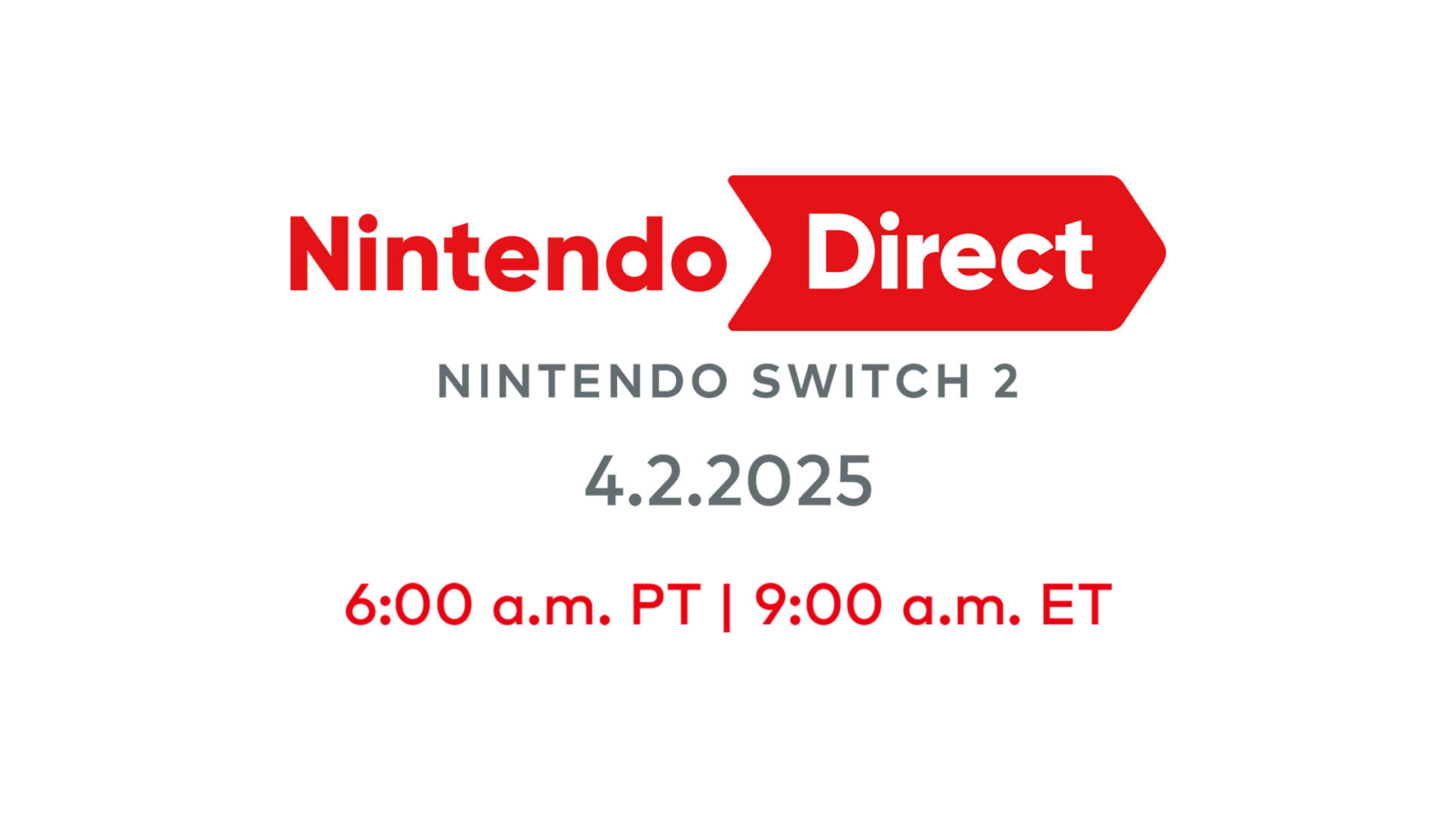 Direct do Switch 2 terá aproximadamente 1 hora de duração